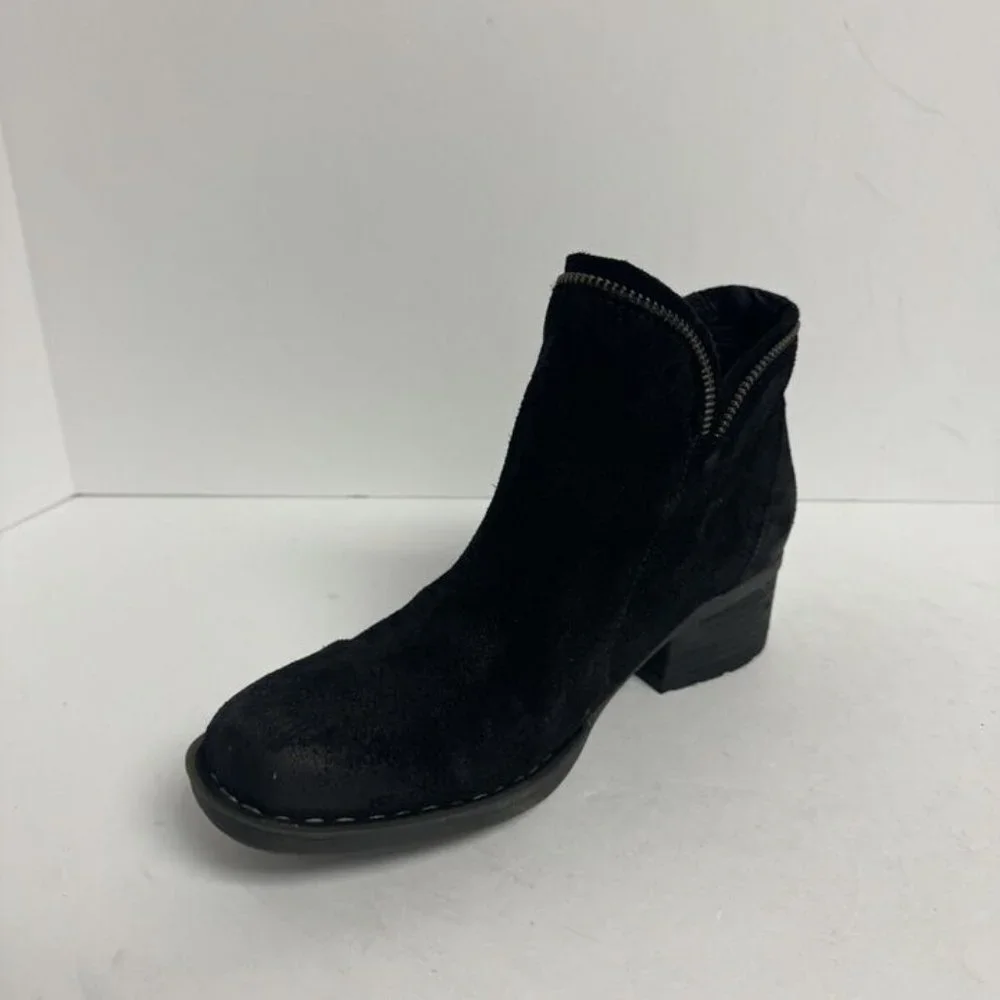 Born Womens Montoro Boot Black Size 6 M